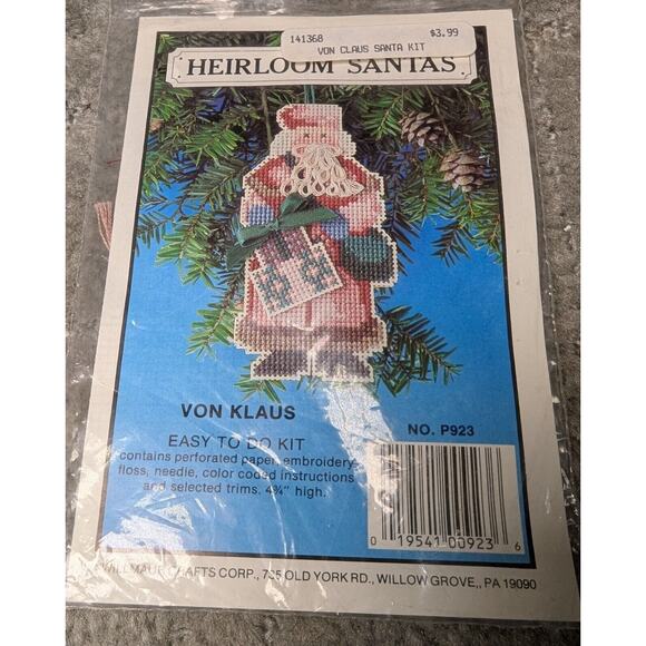 Cross Stitch Kits Lot of 3 CHRISTMAS THEMED crafty diy handmade busy hands hobby - Picture 8 of 10